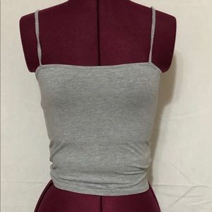 NEW grey crop top